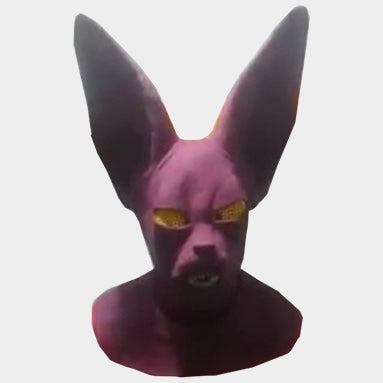 Латексная маска «Бирус» (Beerus) из м/ф «Dragon Ball Z»