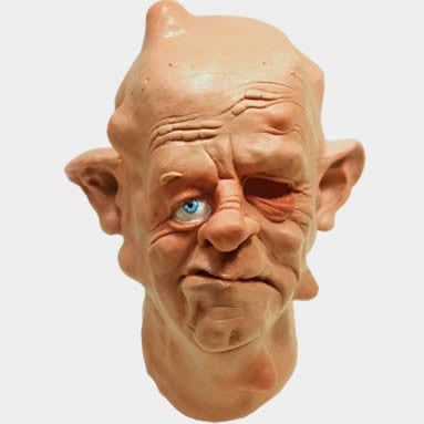 Латексная маска «Уродец»