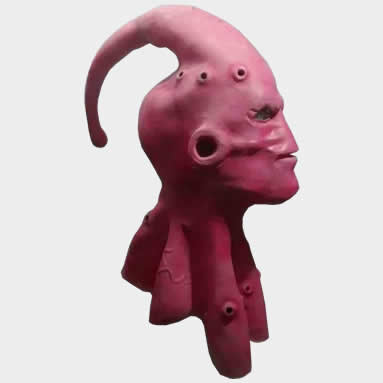 Латексная маска «Маджин Буу» (Majin Buu) из м/ф «Dragon Ball Z»