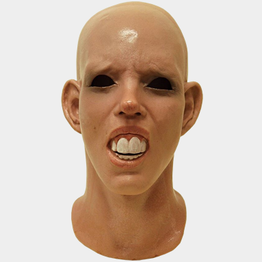 Реалистичная латексная маска мужчины «Зубастый»