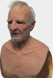 Силиконовая маска «Старейшина» (с бровями, бородой и волосами)