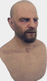 Силиконовая маска «Гейзенберг» из сериала «Во все тяжкие» (с бровями и бородой)